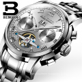 BINGER 8601 S Luxury Sport Watch Mens Automatic Mechanical Wristwatches Fashion Casual Stainless steel Relogio Masculino